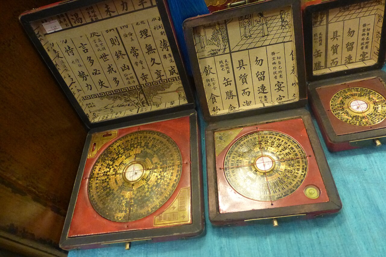 不同规格的罗盘